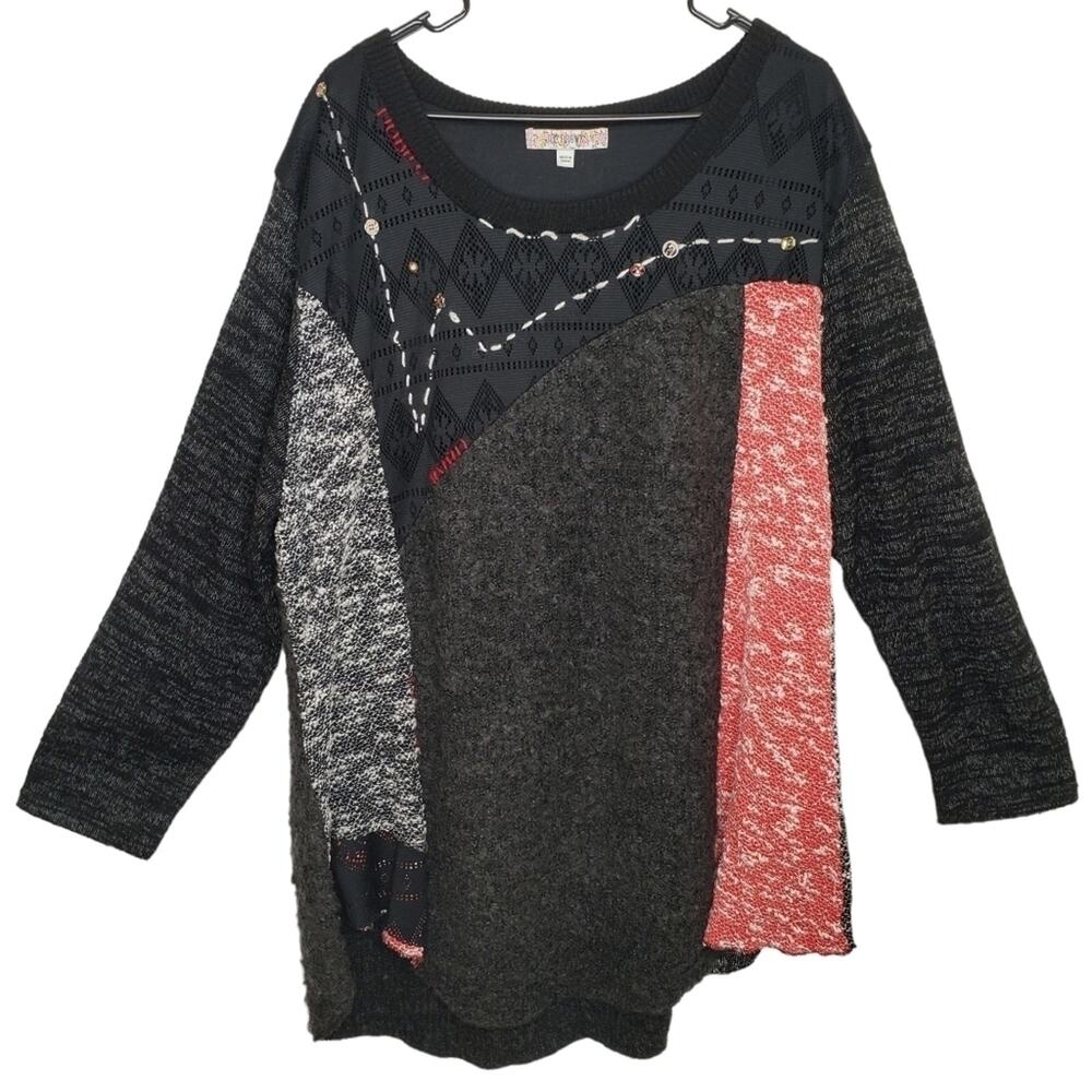 Joe Browns Multi Media Sweater Tunic with Inner Slip